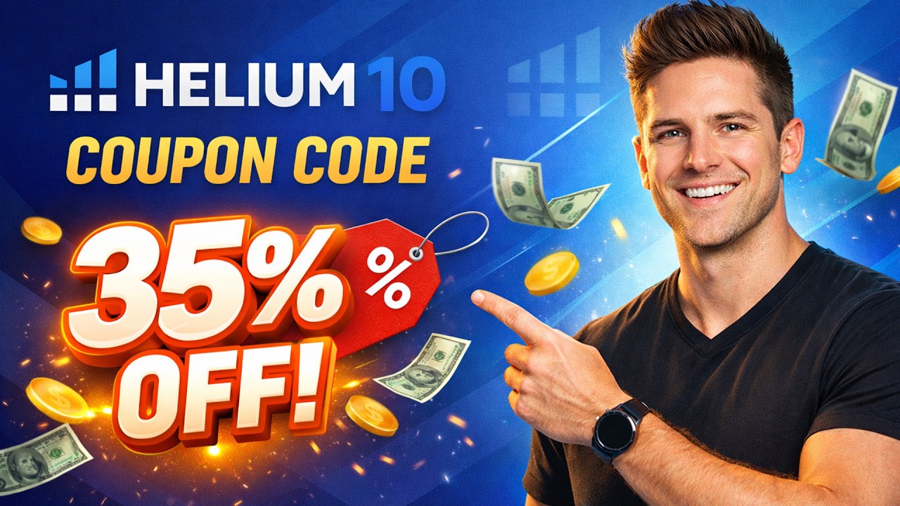 Helium 10 Coupon Code 🟦 Get 35% OFF – Claim the Biggest Discount!
