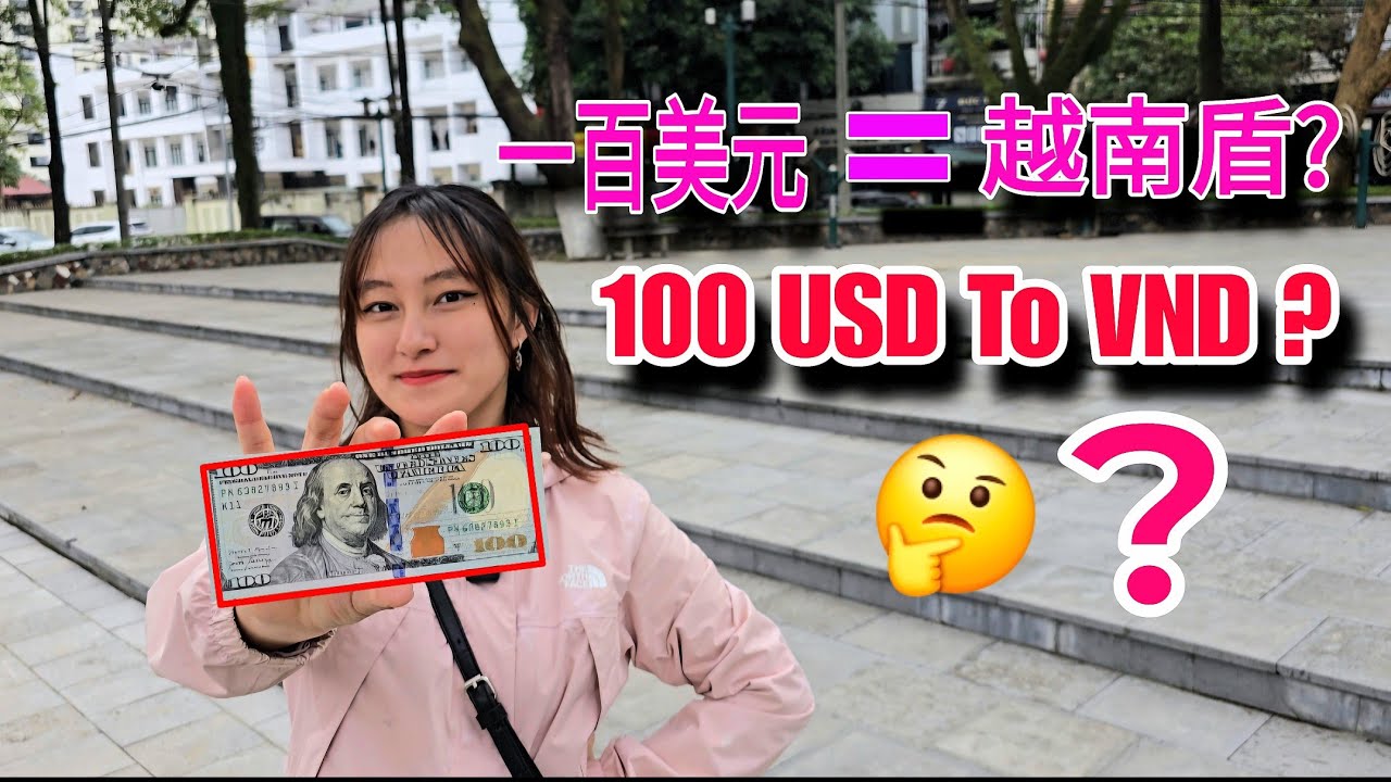 100美元可以兑换多少越南盾？｜越南小竹