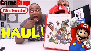 I SPENT $75 AT GAMESTOP ON NINTENDO STUFF!