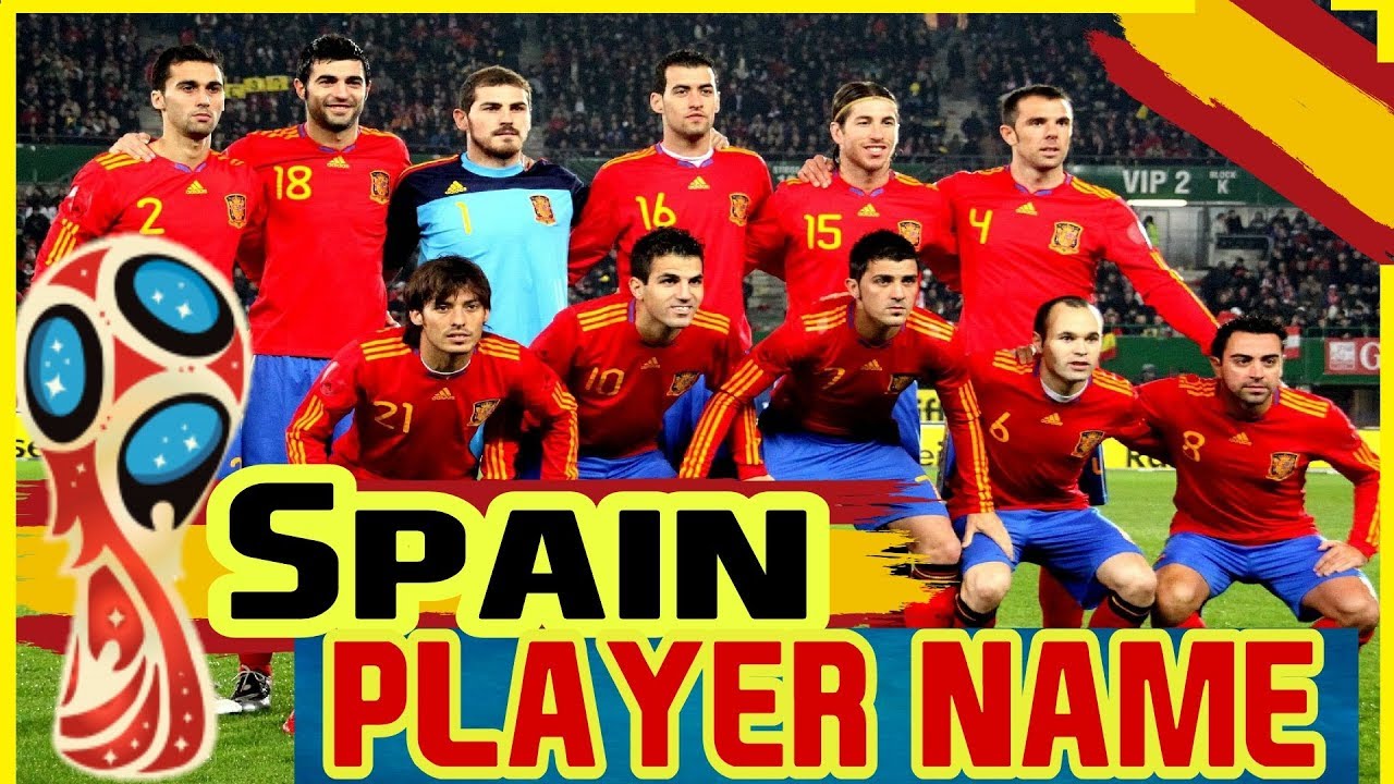 images Spain Soccer Team Name spain 23 squad for fifa world cup 2018