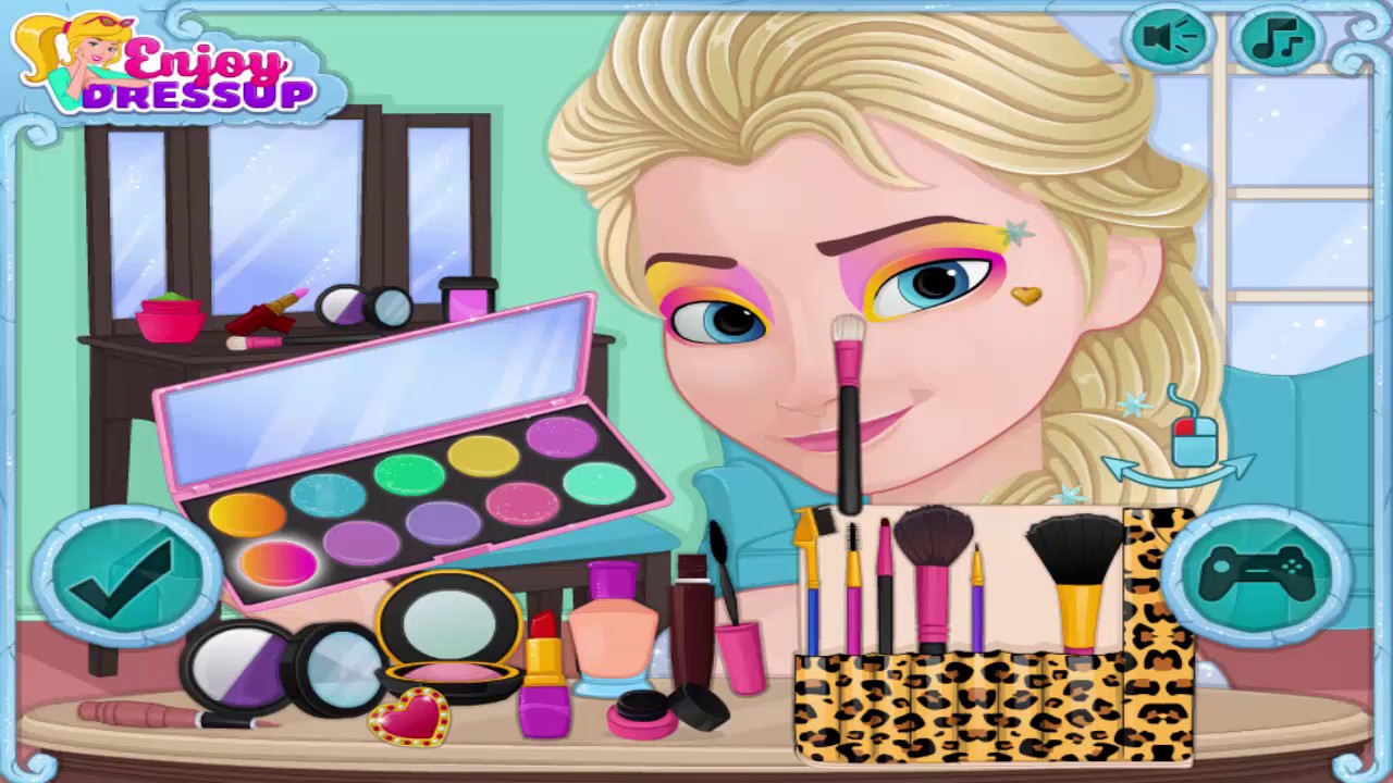 Frozen Elsa's Make Up Look Walkthrough Assista Agora Gratuitamente Y8.com