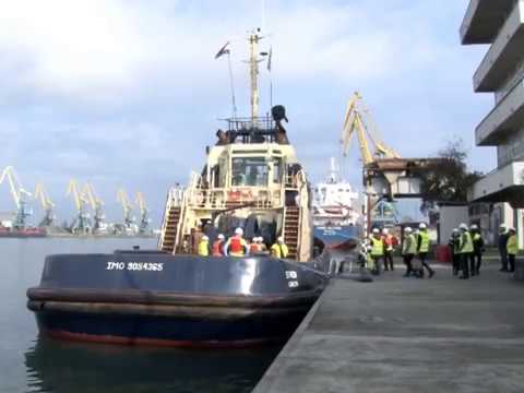 ფოთის ნავსადგურში ჟურნალისტებისთვის მედია ტური გაიმართა 13 11 17