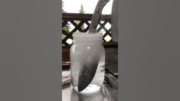 Vinegar etch of a layered steel knife