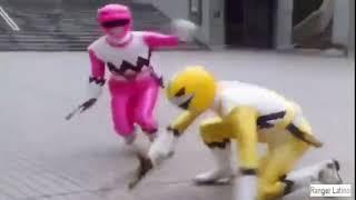 power ranger lost galaxy pink and yellow ryona part 2