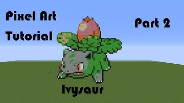 Kanto Pokemon Pixel Art Tutorial 2 - Ivysaur Part 2 (By Kidduff1)