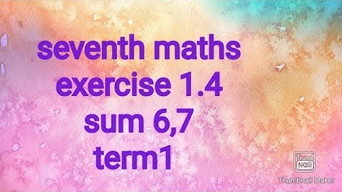seventhmaths| term1 exercise 1.4part 3|samacheer| #theensuvaikanakku
