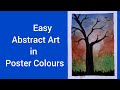 Abstract art in poster colours