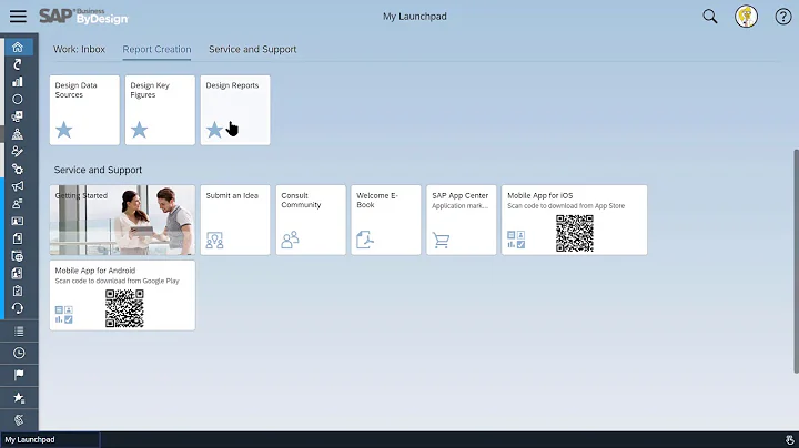 SAP Business ByDesign - New Report Creation