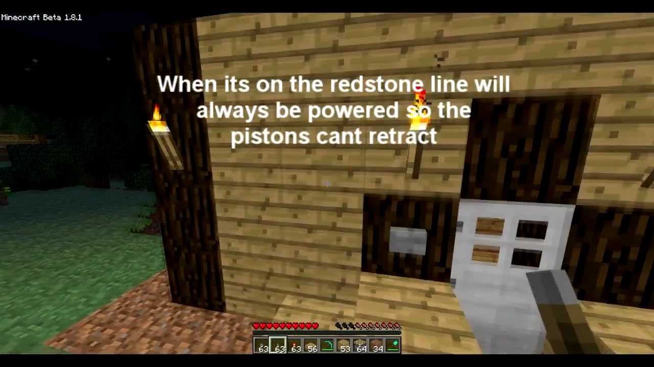 Minecraft - How to make a GTFO my house trap - YouTube Minecraft - How to make a GTFO my house trap - YouTube