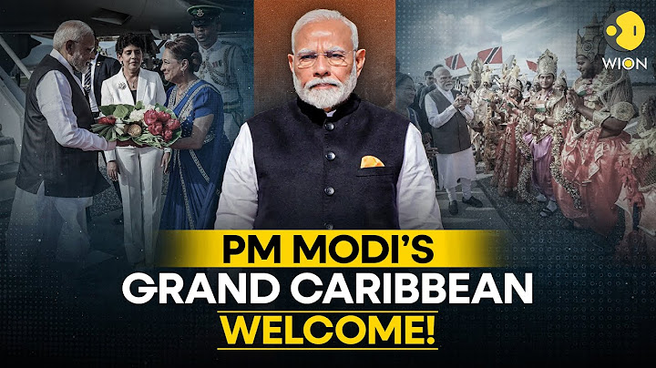 PM Modi Arrives In Trinidad And Tobago To A Grand Reception | WION Originals