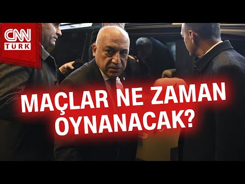 TFF Başkanı Mehmet Büyükekşi'den Lig Açıklaması! Süper Lig Nasıl Devam Edecek?