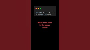 Can you spot the error in this python code? #shorts #debug #error #code