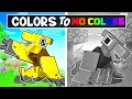 From Colors to No Colors RAINBOW FRIENDS in Minecraft!