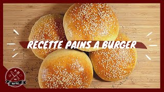 Recette pains à burger (buns) sans robot - Chef Sims
