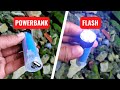How to Make Mini 18650 Power Bank using Syringe with led flash light