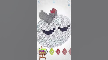 Emoji 3D Color By Number Drawings #shorts