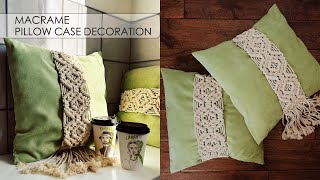 DIY: Tutorial Macrame pillow decoration | Step by Step |