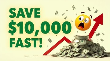 How to Save $10,000 in One Year || The Real Strategy to Save \$10,000 This Year! #money #savings