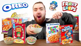 British Idiot Tries AMERICAN Cereal for the First Time