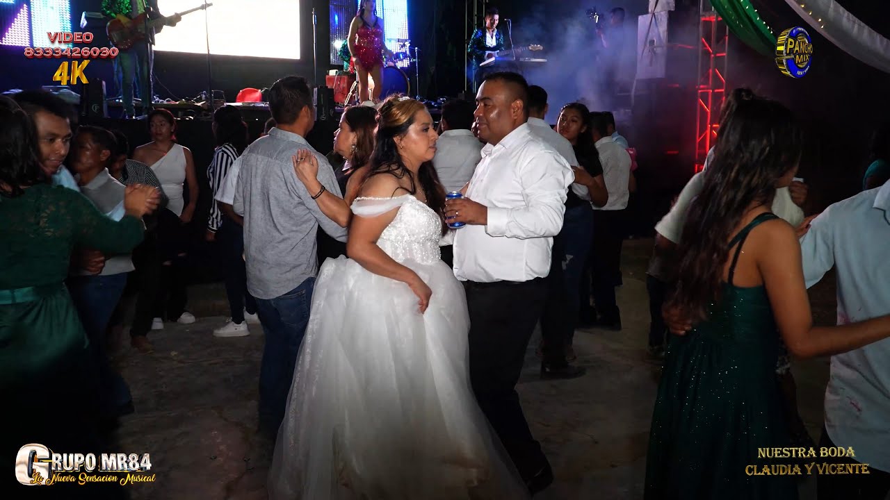 Grupo RM84 en vivo puros éxitos para bailar desde cacalaca Chalma Veracruz boda de Claudia Y Vicente