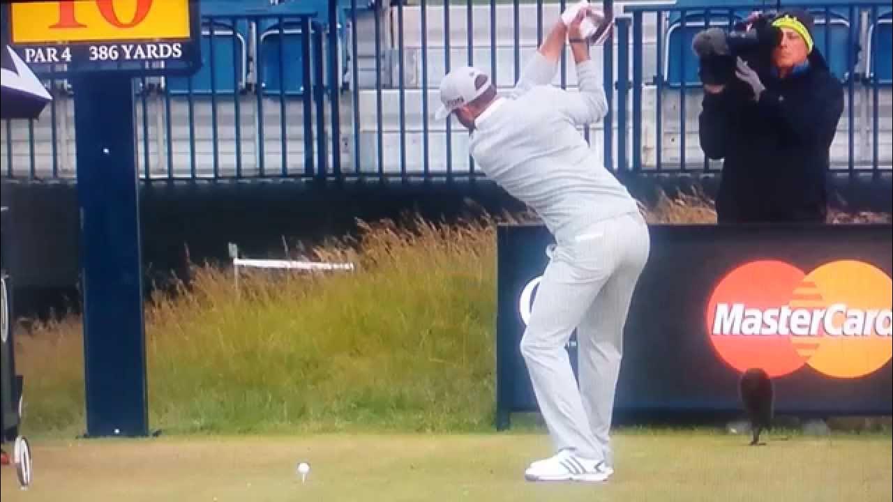 Dustin Johnson driver back view YouTube
