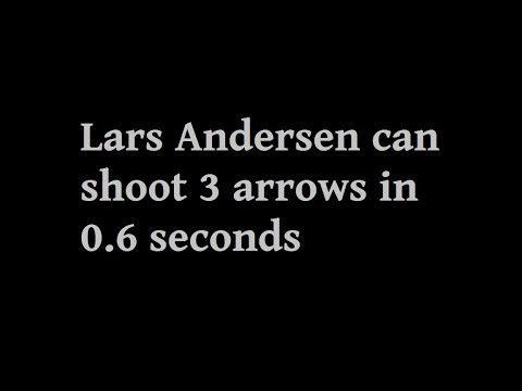 3 arrows in 0.6 seconds