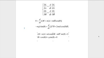 Pendulum on a moving base by Loujia Zhang