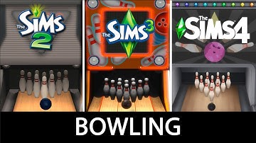 ♦ Bowling - Evolution ♦ Sims 2 vs Sims 3 vs Sims 4