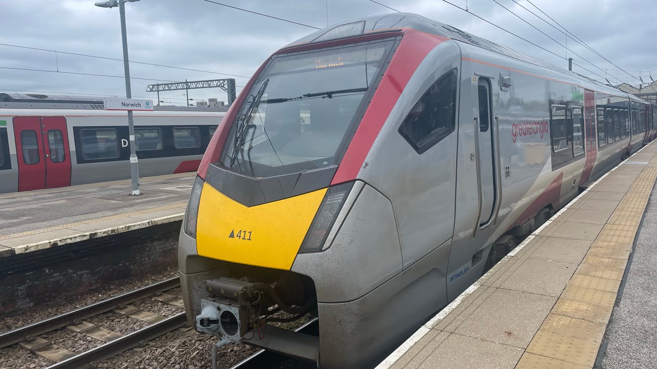 Full Train Journey Norwich To Sheringham Via Cromer On A Greater Anglia full-train-journey-norwich-to-sheringham-via-cromer-on-a-greater-anglia
