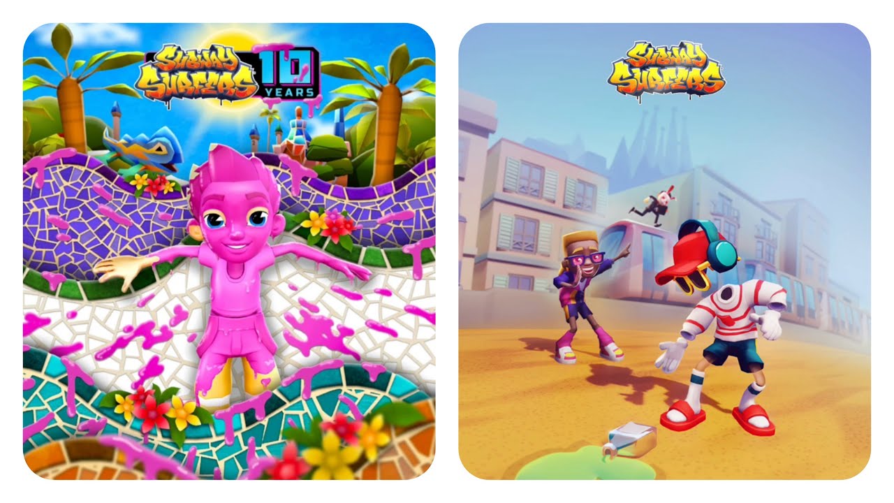 Barcelona 2022 VS Barcelona 2023!😈 : r/subwaysurfers