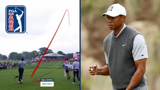 Hole-outs that get increasingly longer (1-200 yards)