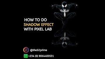 HOW TO DO SHADOW EFFECT ON PIXELLAB