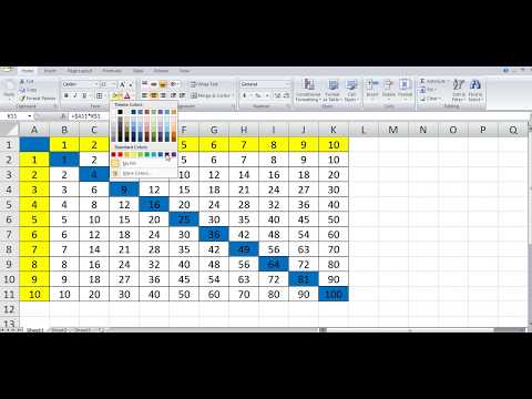 25x25 Multiplication Chart