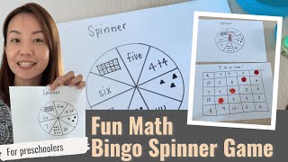 Bingo Math for Preschooler | Simple Low Prep Math Activities screenshot 3