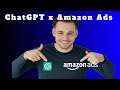 ChatGPT to help you Analyze your Amazon Ads. AI Takes Over Amazon PPC