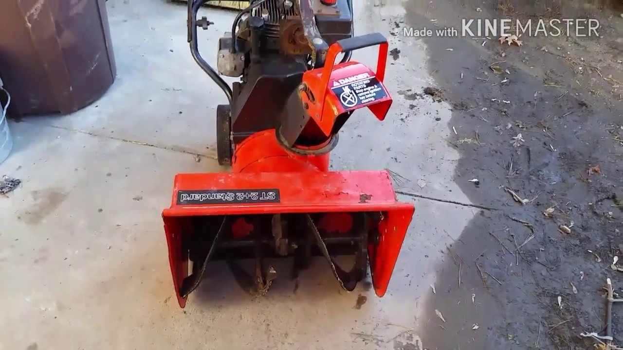 Ariens snow thrower How to get your blower ready for winter. YouTube