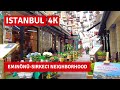 Istanbul City Walking Tour |Eminönü-Sirkeci Neighborhood |29 April 2021 |4k UHD 60fps