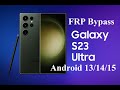 Samsung S23 Ultra Binary 8 Remove FRP Bypass. Test Point. With Unlock Tool 2025. Android 13/14/15