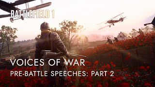 VOICES OF WAR 2 | Pre-Battle Speeches (DLC Operations, 4K60p)