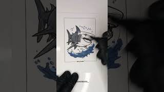 Sharks SATISFYING COLOURING viral