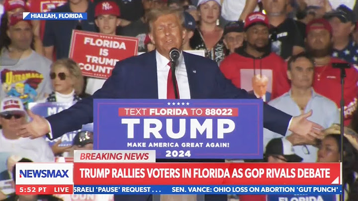 Trump soaking wet, rally goes horribly wrong