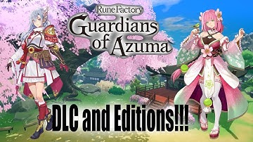 Rune Factory Guardians of Azuma DLC and Editions!