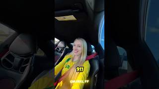 ela simplesmente deu drift na gt3 na frente da polícia 😳🔥