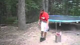 Trampoline Faceplant FAIL