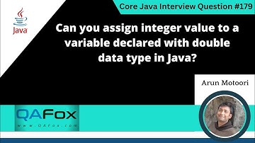 Can you assign integer value to a double data type variable (Core Java Interview Question #179)