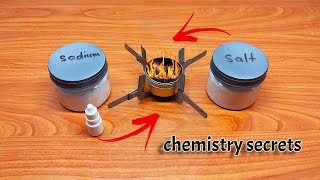 diy crazy chemistry . How do you light a fire in salt