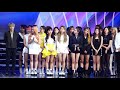 Opening 입장 TWICE WJSN ITZY Momoland Oh My Girl MAMAMOO CLC LOONA 4K Fancam 