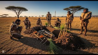 Unearthing Ancient Rites: life million Years Ago , The first burial ceremony Revealed.