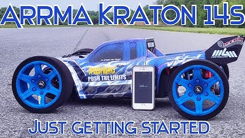 14s Arrma Kraton Speedrun [MGM ESC-Castle 800kv-ONYX9500HV lipos #new#newvideo#newstatus #speed#wow