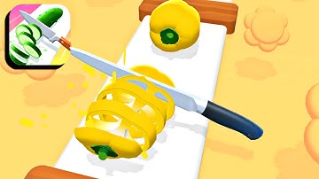 Perfect Slices 🔪🥒🥕 All Levels Gameplay (iOS,Android)